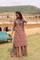 Bagru Printed Lehenga Kurti