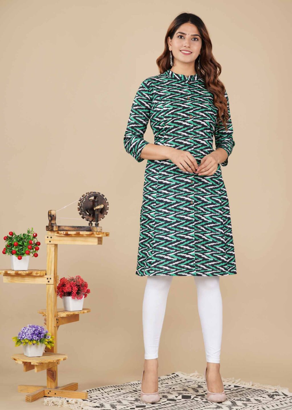 Cotton A Line Kurti