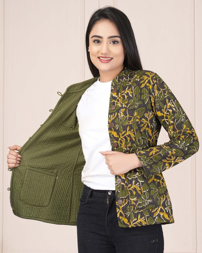 Cotton Quilted Short Jacket