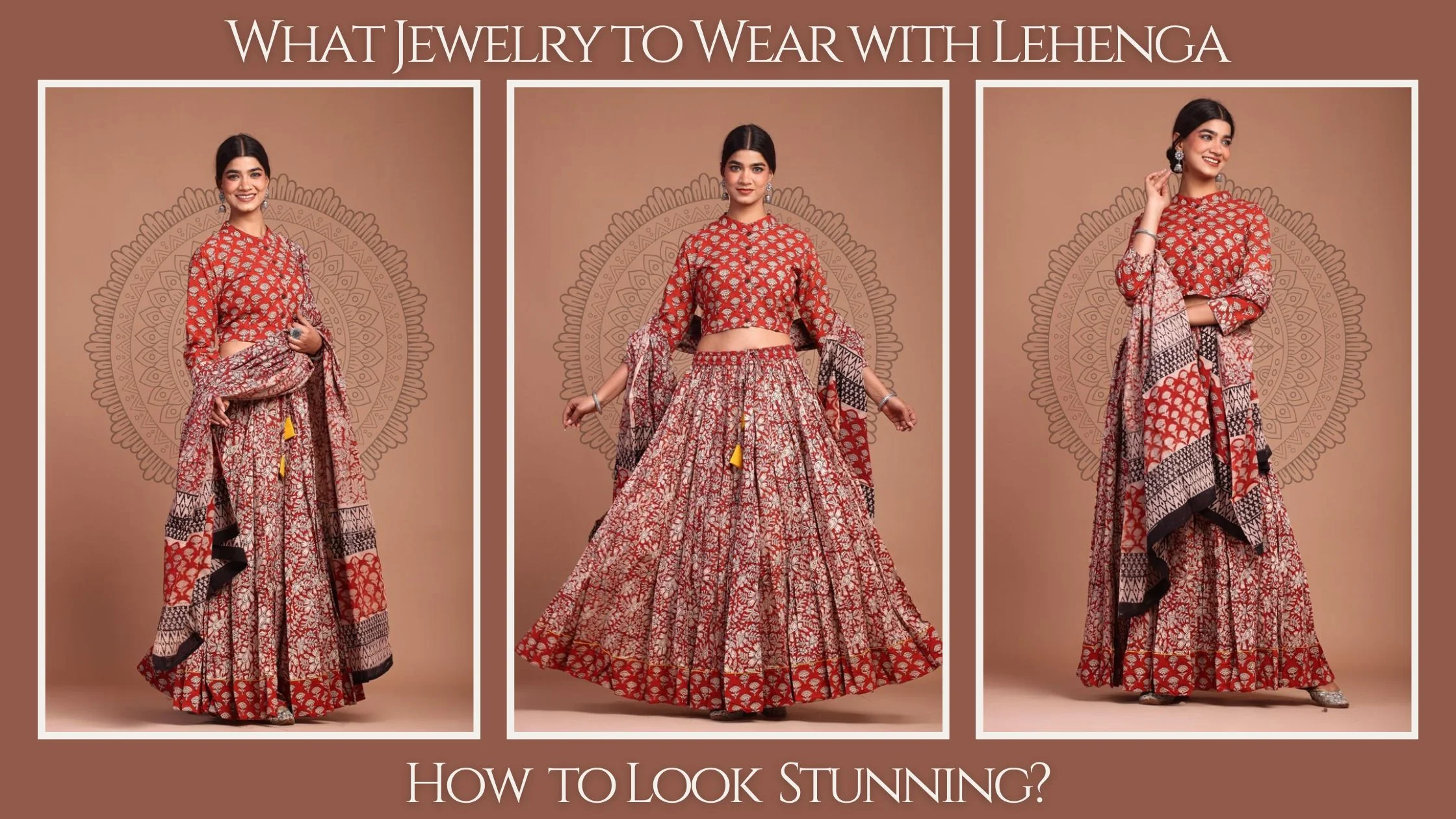 what jewelry to wear with lehenga