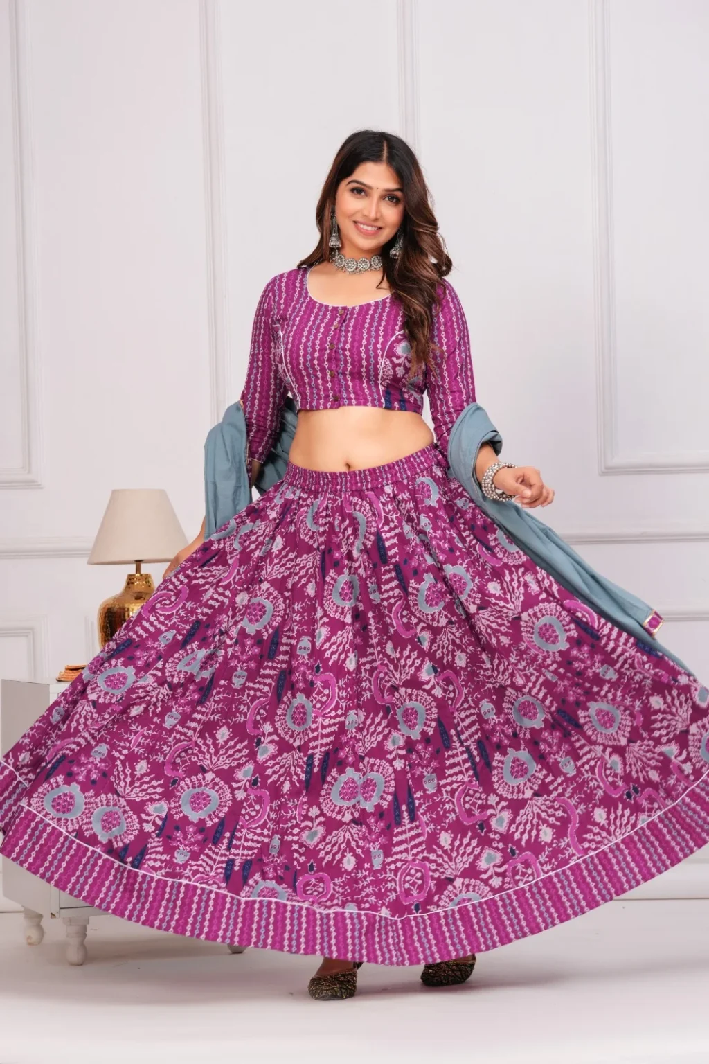 Deep Pink Lehenga Choli for Women new