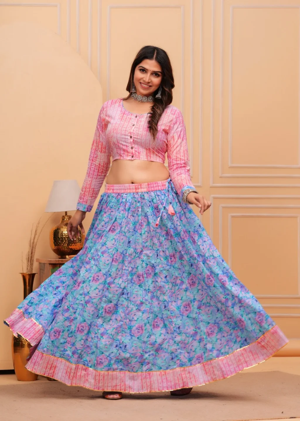 lehenga choli designs for plus size