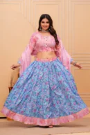 lehenga choli designs for plus size front view