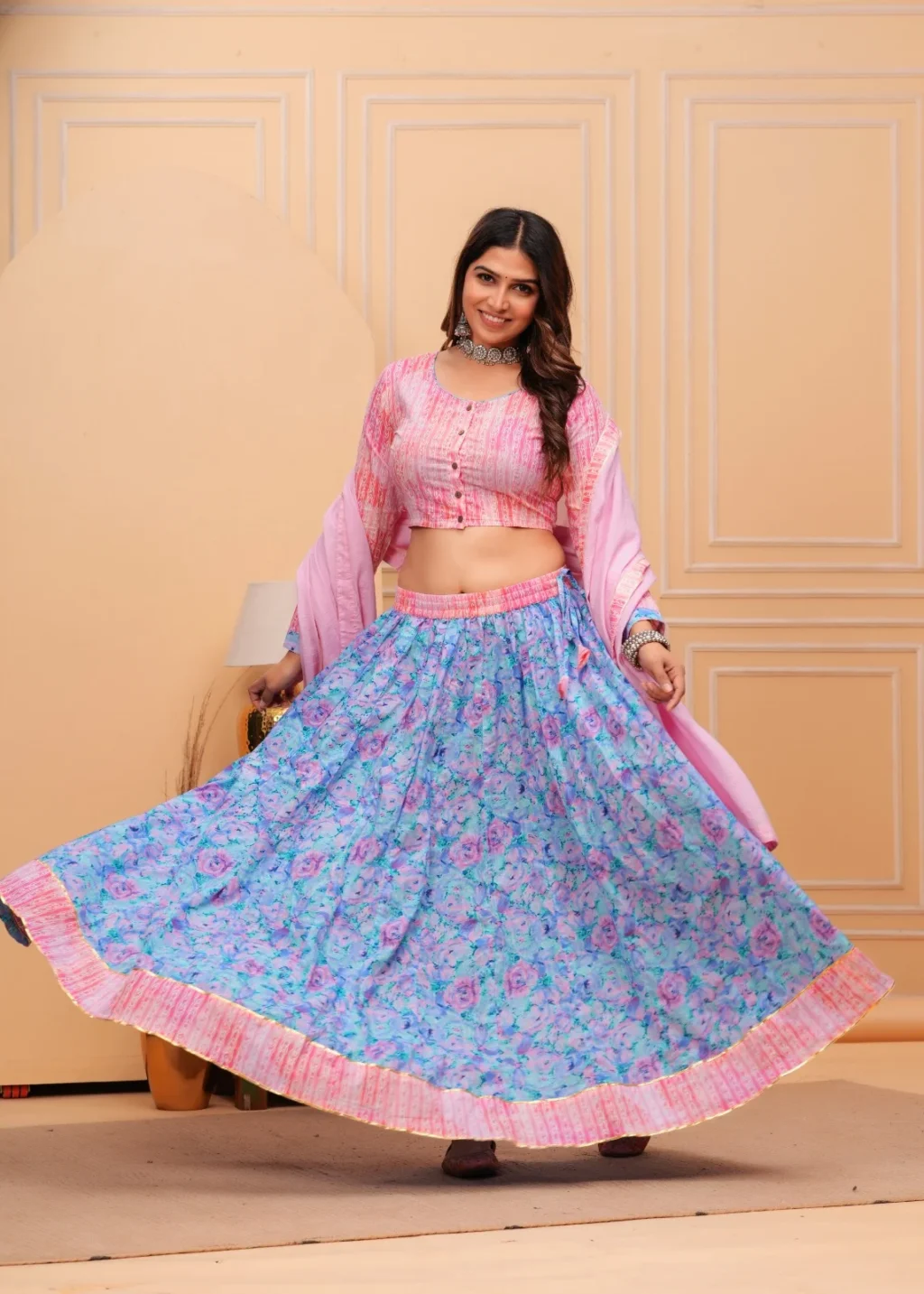 lehenga choli designs for plus size look