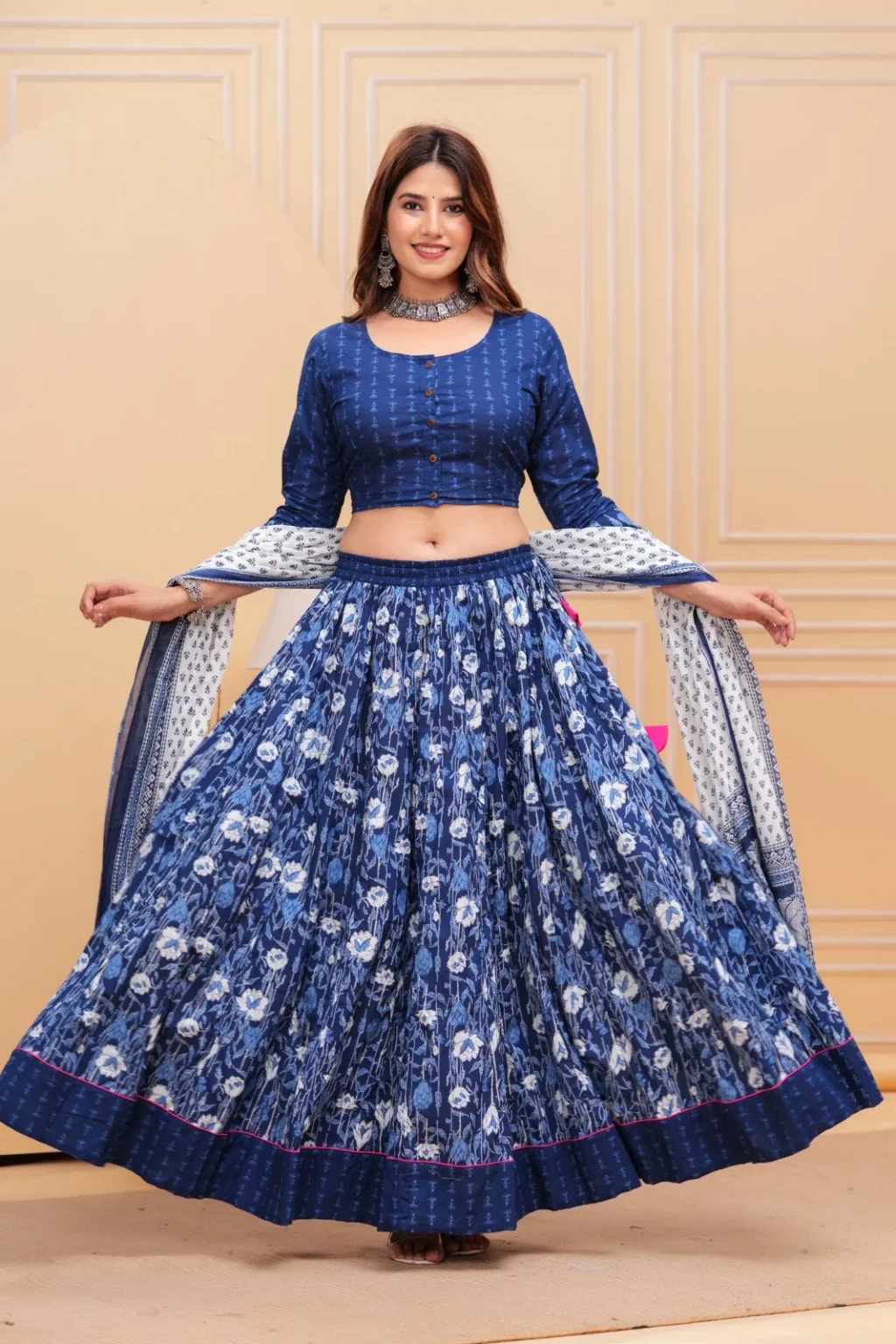 navratri lehenga choli online india front view