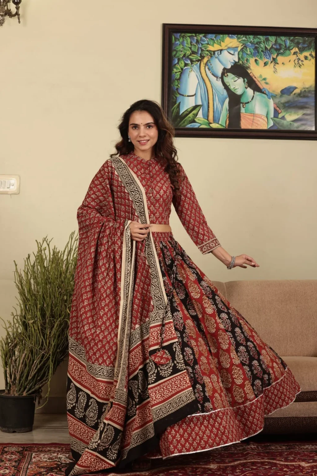 traditional south indian lehenga choli