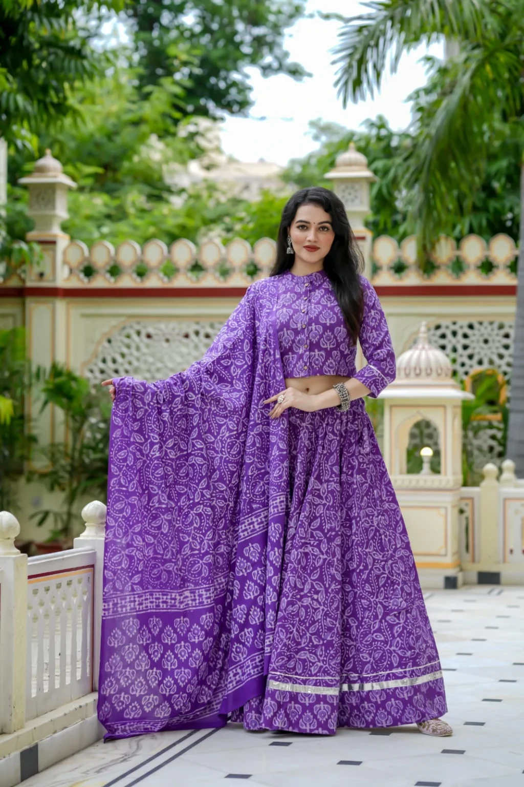 New Purple Lehenga Choli