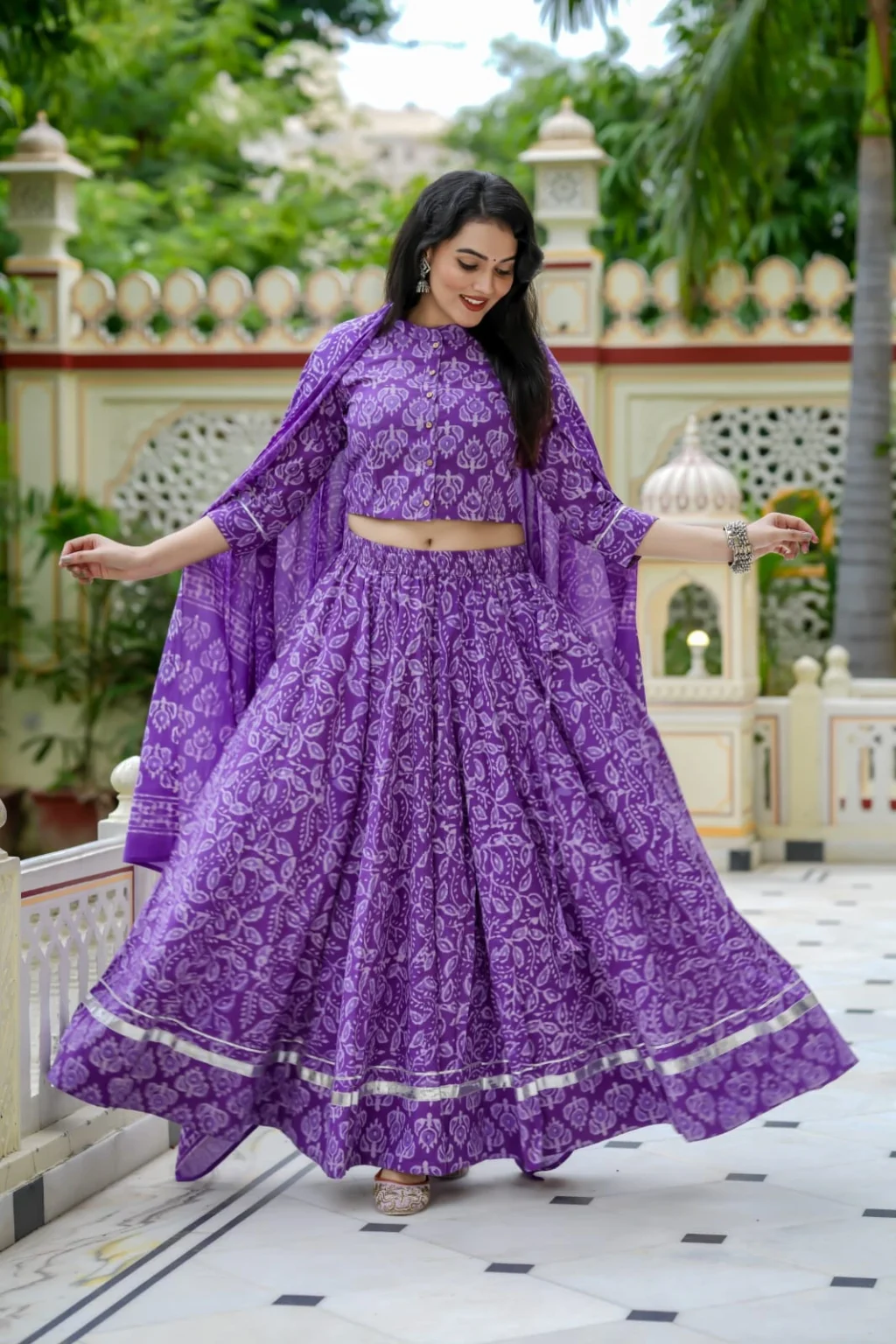 New Purple Lehenga Choli