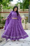 New Purple Lehenga Choli