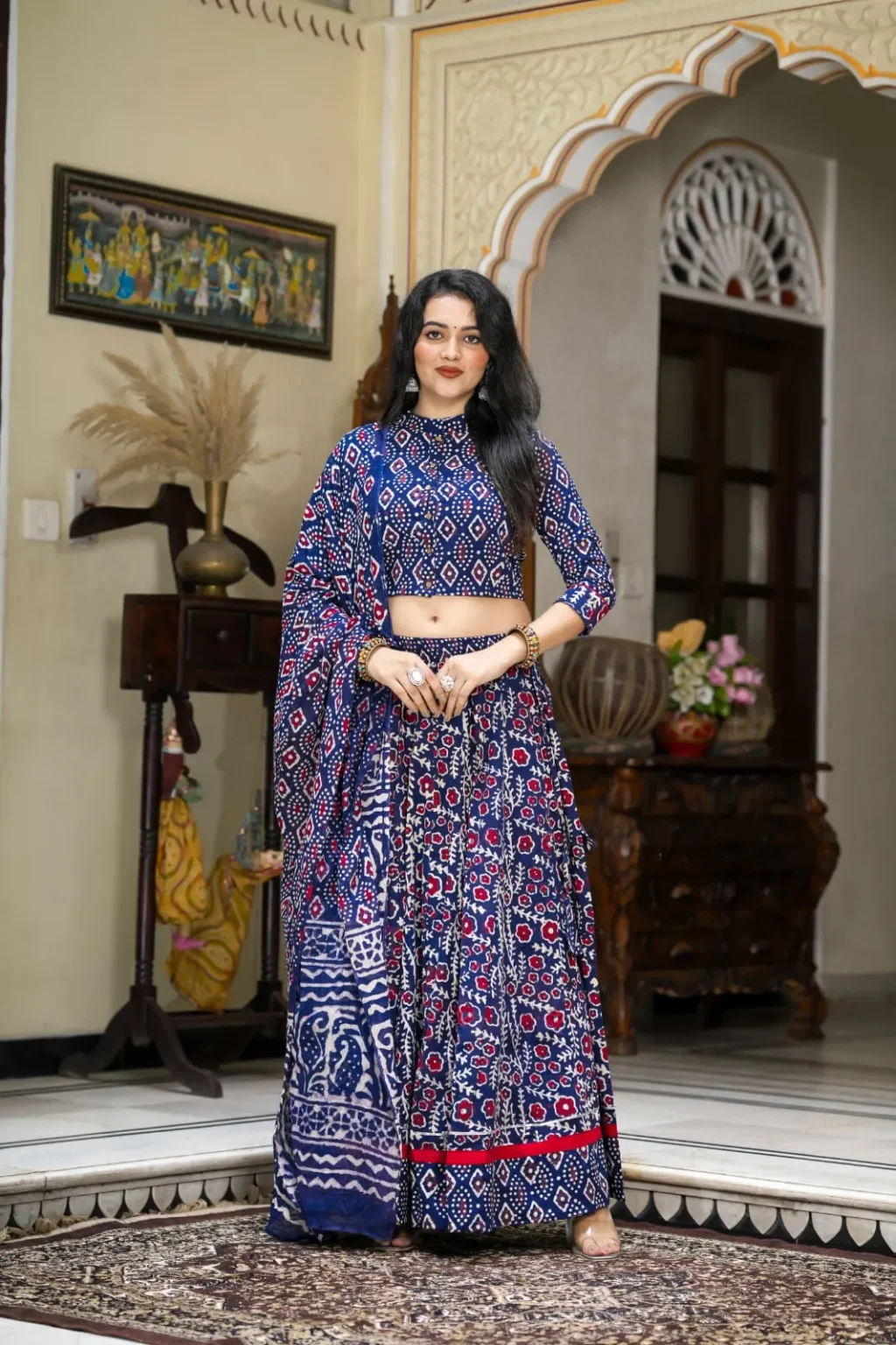 Bagru Printed Lehenga Choli