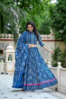 Indigo Lehenga Choli For Navratri